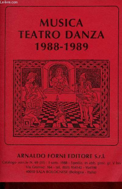 Musica teatro danza 1988-1989 Arnoldo Forni Editore S.r.l.