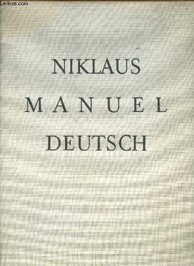 Manuel Deutsch.