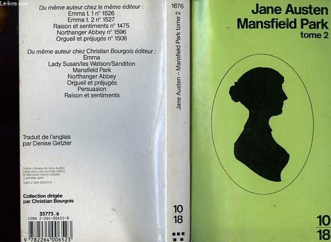 MANSFIELD PARK TOME 2.