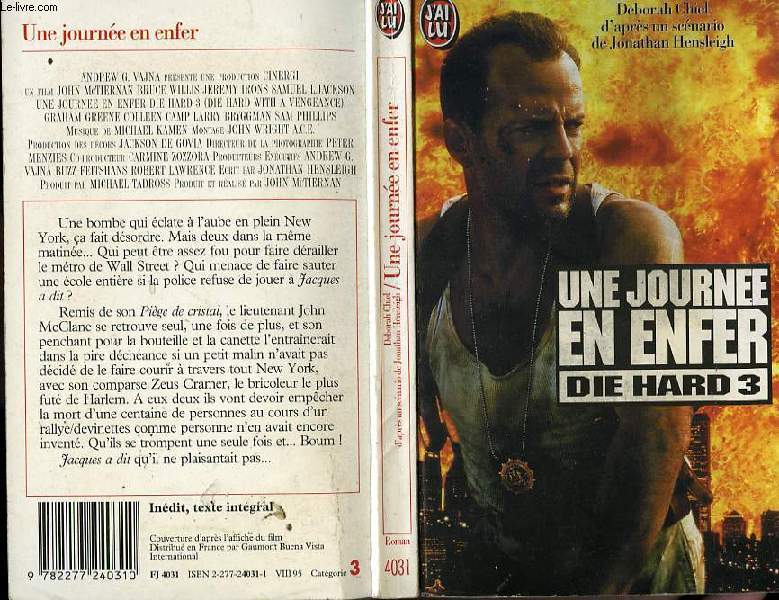 UNE JOURNEE D'ENFER - DIE HARD WITH A VENGEANCE