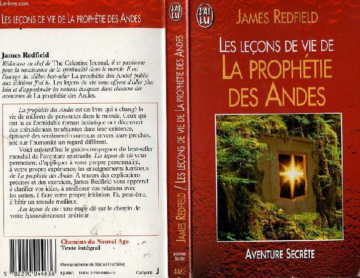 LES LECONS DE VIE DE LA PROPHETIE DES ANDES - THE CELESTINE PROPHECY