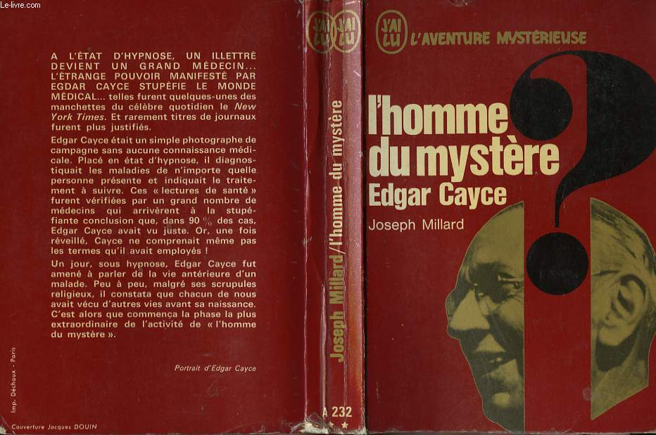 L'HOMME DU MYSTERE - EDGAR CAYCE (Edger Cayce,man of miracles)