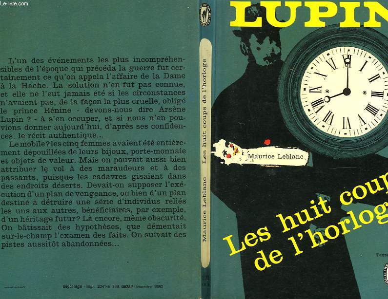 LES HUIT COUP DE L'HORLOGE - ARSENE LUPIN