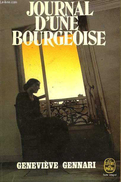 JOURNAL D'UNE BOURGEOISE