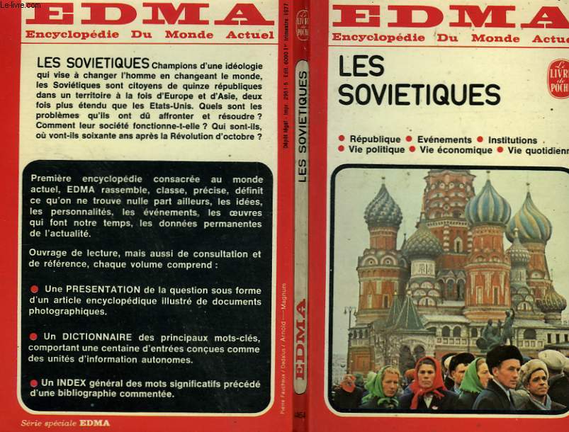 ENCYCLOPEDIE DU MONDE ACTUEL - LES SOVIETIQUES