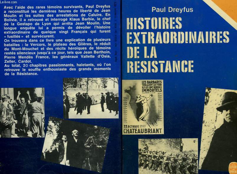HISTOIRES EXTRAORDINAIRES DE LA RESSISTANCE