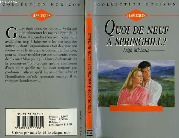 QUOI DE NEUF A SPRINGHILL ? - THE BEST MADE PLANS