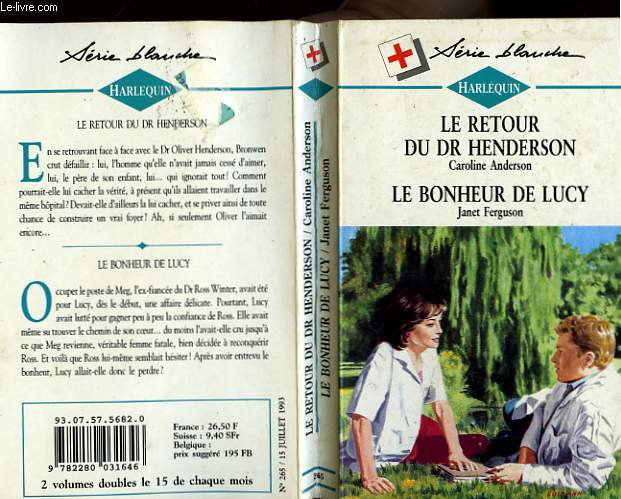 LE RETOUR DU DOCTEUR ANDERSON SUIVI DE : LE BONHEUR DE LUCY