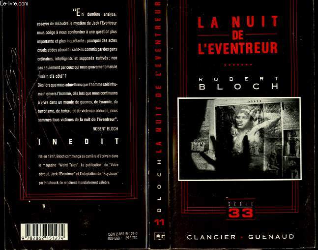 LA NUIT DE L'AVENTURIER - THE NIGHT OF RIPPER