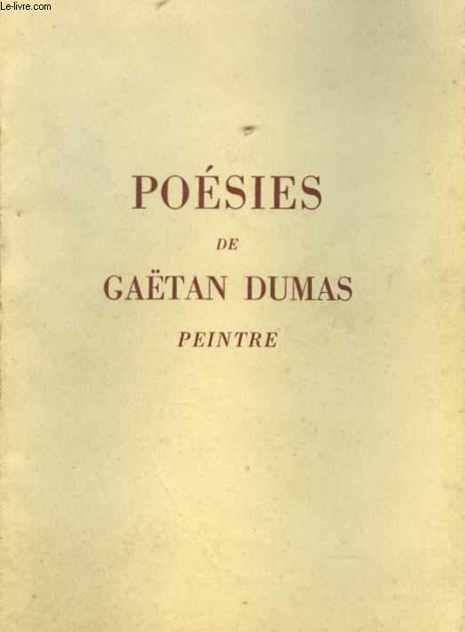 Posies de Gatan Dumas, peintre