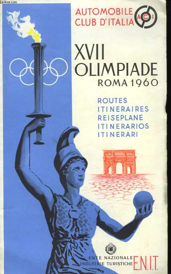 XVII Olimpiade. Roma 1960. Routes, itinraires