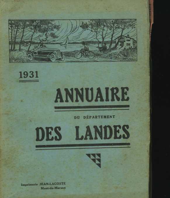 1931. Annuaire officiel des Landes