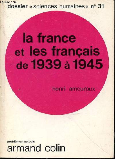 La France et les franais de 1939  1945
