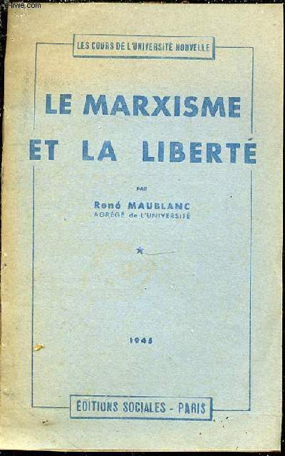 Le marxisme et la libert