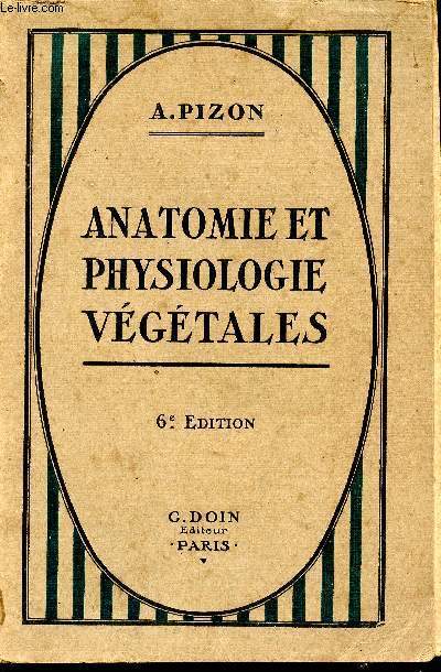 Anatomie et physiologie vgtales