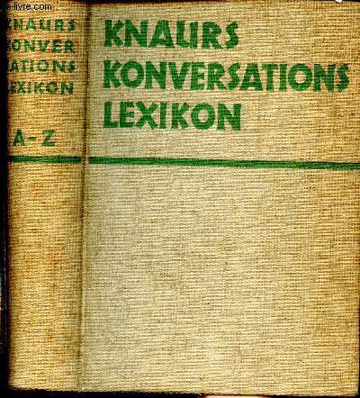 Konversations Lexikon A-Z