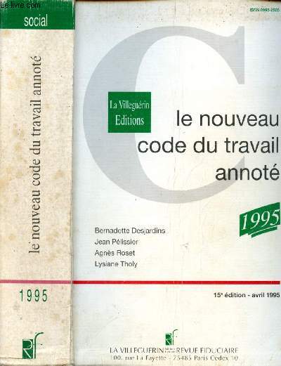 Le nouveau code du travail annot 1995