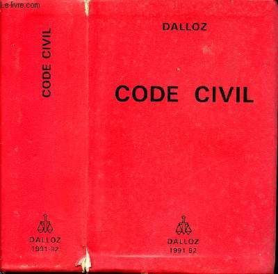 Code civil 1991 - 92