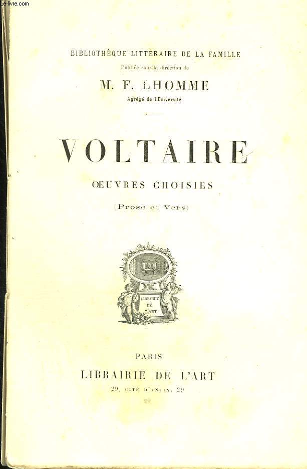 Voltaire. Oeuvres choisies (Prose et Vers)