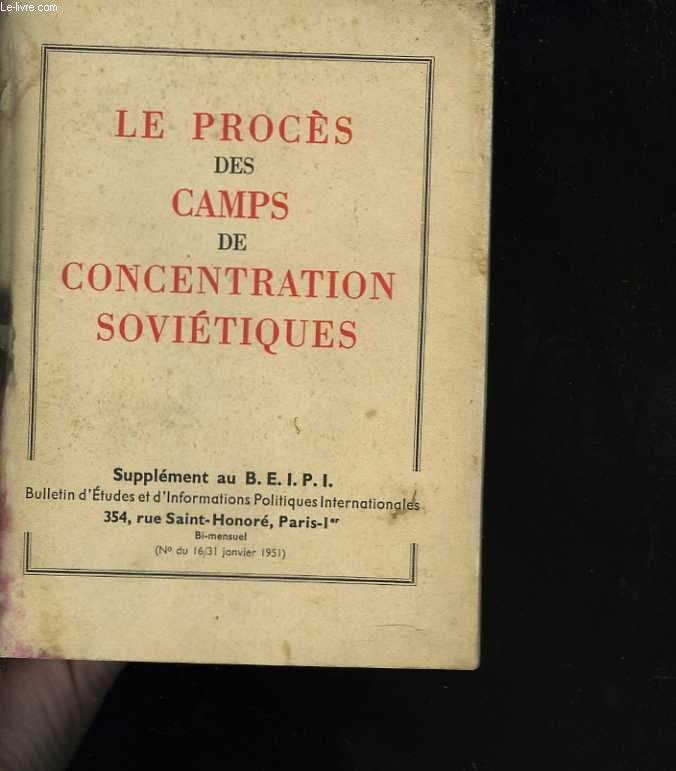 Le procs des camps de concentration sovitiques