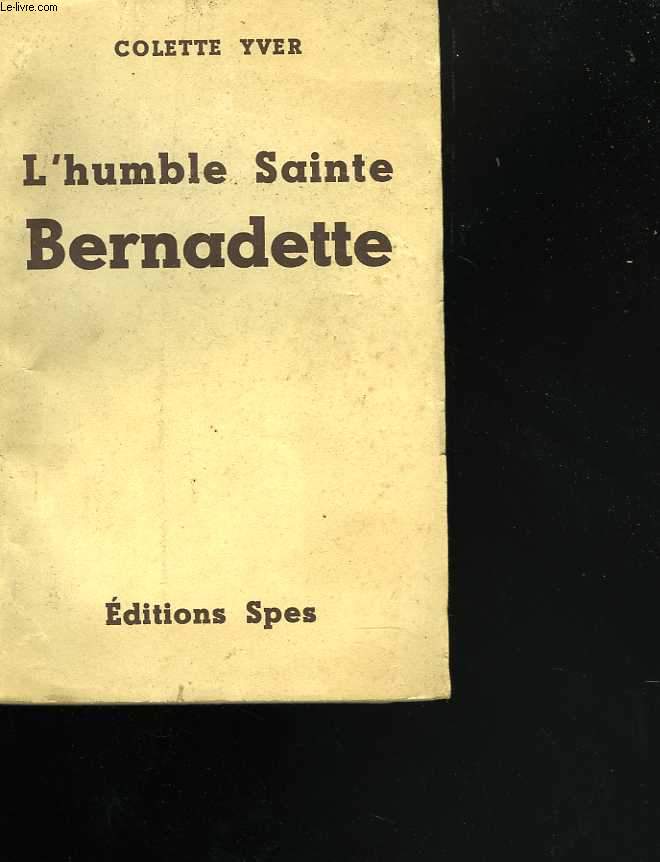 L'humble Bernadette