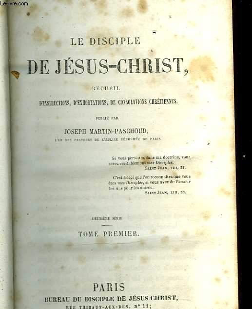 Le disciple de Jsus-Christ