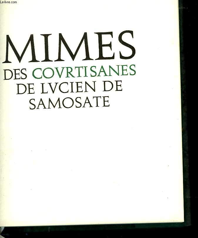 Mimes des courtisanes