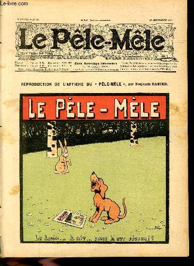 Le Ple-Mle, 9 anne, N39. REPRODUCTION DE L'AFFICHE DU 