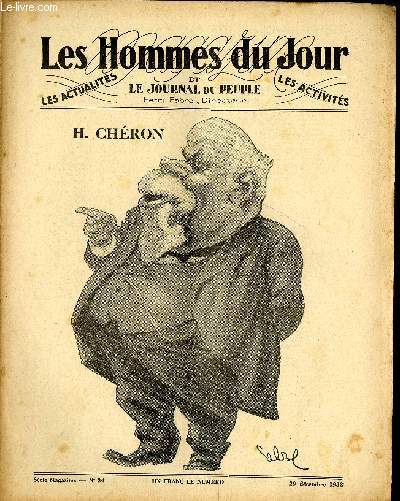 LES HOMMES DU JOUR, Premire srie magazine N34. H. CHERON.