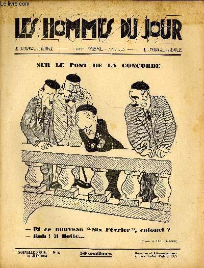 LES HOMMES DU JOUR, Nouvelle srie magazine N17. L.-O. FROSSARD.