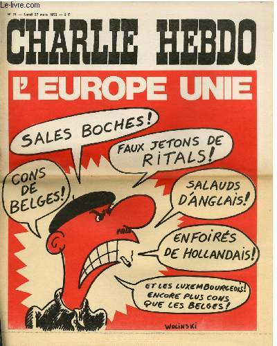 CHARLIE HEBDO N71 - L'EUROPE UNIE