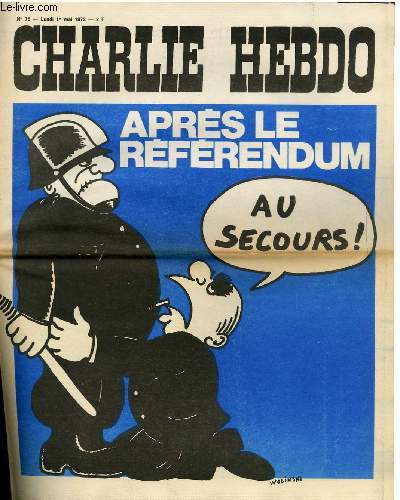 CHARLIE HEBDO N76 - APRES LE REFERENDUM 