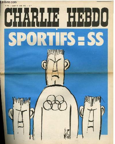 CHARLIE HEBDO N92 - SPORTIFS = SS