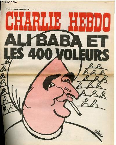 CHARLIE HEBDO N97 - ALI BABA ET LES 400 VOLEURS