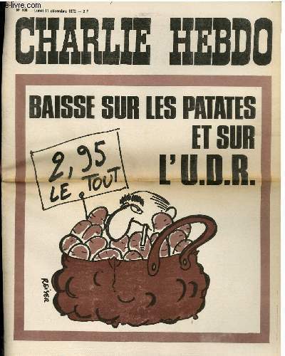 CHARLIE HEBDO N108 - BAISSE SUR LES PATATES ET L'UDR