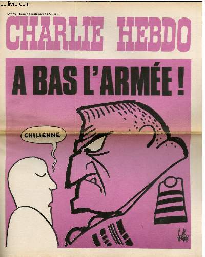 CHARLIE HEBDO N148 - A BAS L'ARMEE 