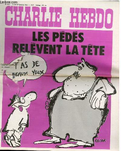 CHARLIE HEBDO N219 - LES PEDES RELEVENT LA TTES 