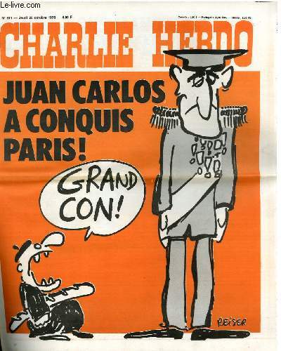 CHARLIE HEBDO N311 - JUAN CARLOS A CONQUIS PARIS
