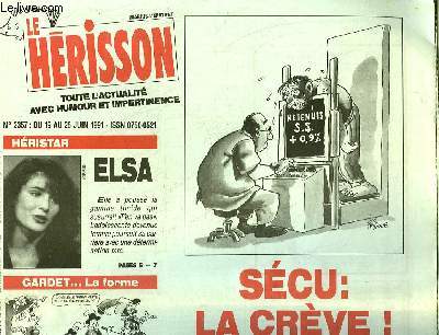 MARIUS L'EPATANT HERISSON N2357 - SECU : LA GREVE !