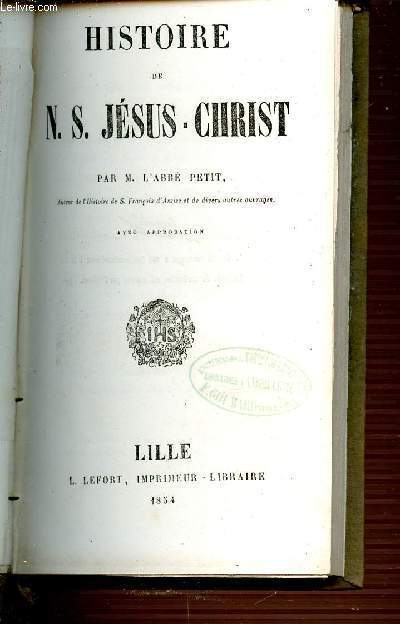 HISTOIRE DE N. S. JESUS-CHRIST.