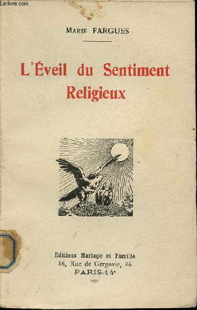 L'EVEIL DU SENTIMENT RELIGIEUX.