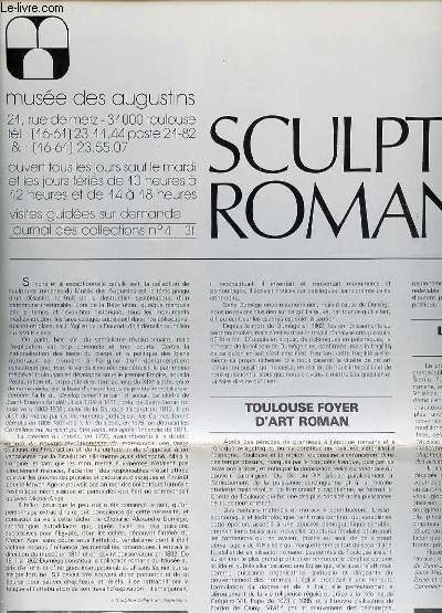 MUSEE DES AUGUSTINS - SCULPTURES ROMANES. JOURNAL DES COLLECTIONS N4.
