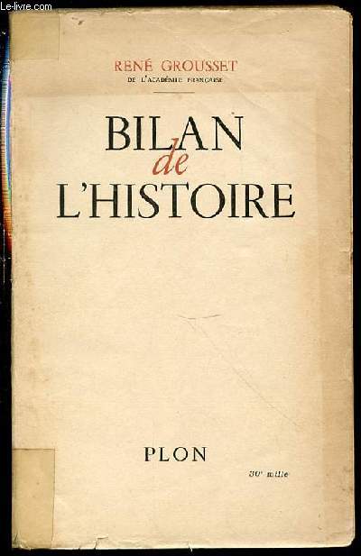 BILAN DE L'HISTOIRE.