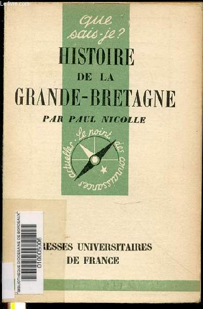 HISTOIRE DE LA GRANDE-BRETAGNE - COLLECTION 