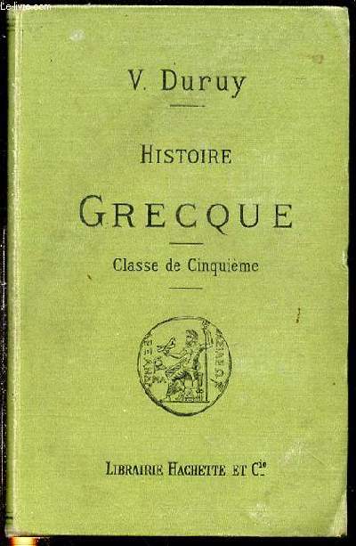 HISTOIRE GRECQUE - CLASSE DE CINQUIEME/