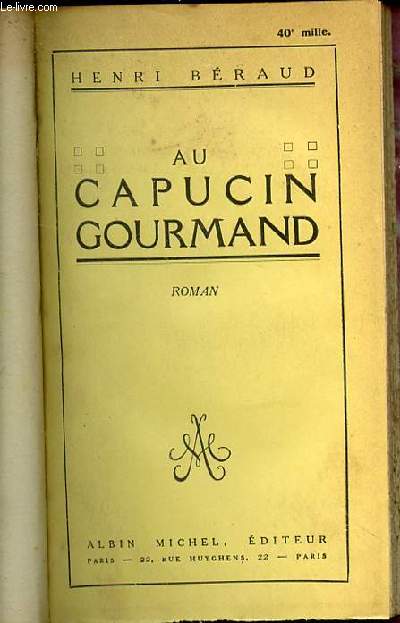 AU CAPUCIN GOURMAND - ROMAN.