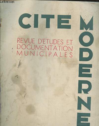 CITE MODERNE - JUIN 1938