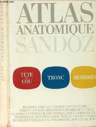 ATLAS ANATOMIQUE SANDOZ
