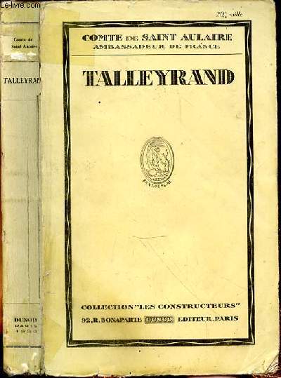 TALLEYRAND + 1 coupure de presse sur Talleyrand