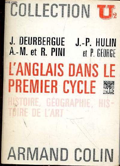 L'ANGLAIS DANS LE PREMIER CYCLE - HISTOIRE - GEOGRAPHIE - HISTOIRE DE L'ART